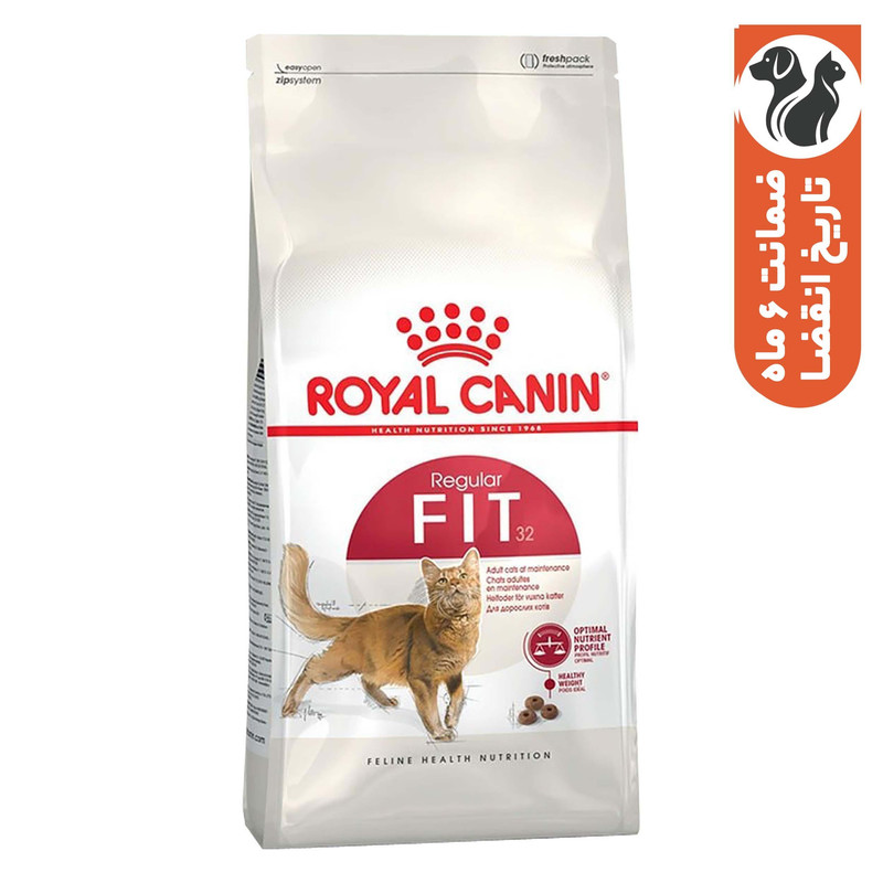 غذای خشک گربه رویال کنین مدل کنترل وزن Regular Fit 32 وزن 2 کیلوگرم