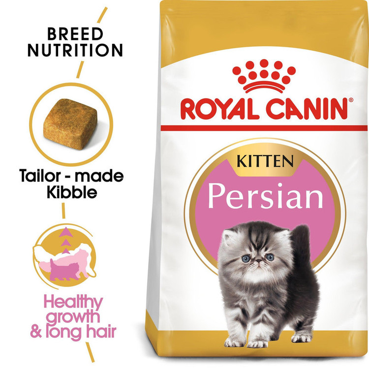 غذای خشک بچه گربه پرشین رویال کنین مدل Persian Kitten وزن 2 کیلوگرم